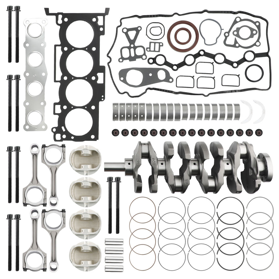 G4KE 2.4L Engine Overhaul Rebuild Kit - Crankshaft / Con Rods compatible for Hyundai KIA