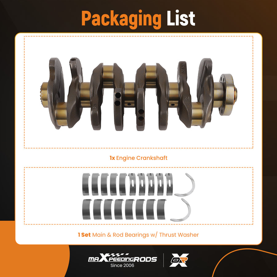06L105101D CrankshaftBearing compatible for Audi A4 Q5 compatible for VW Golf GTI Passat 2.0 T EA888