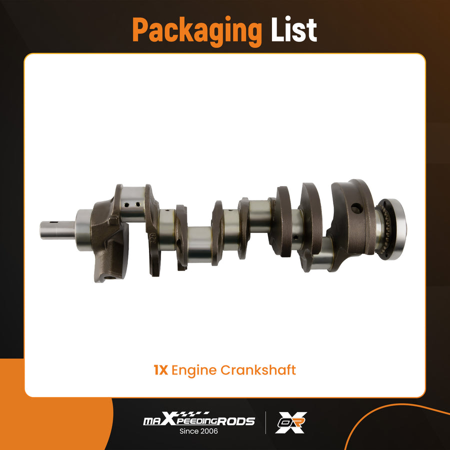 N63 Engine Block Crankshaft New 11217620981 compatible for BMW 550i 650i 750i X5 X6 4.4L compatible for V8