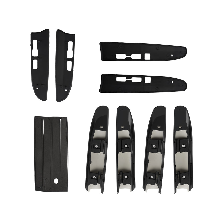4Pcs Roof Rack Roof Side Rails + Cross Bars compatible for Toyota Sienna 2021-2025 Silver