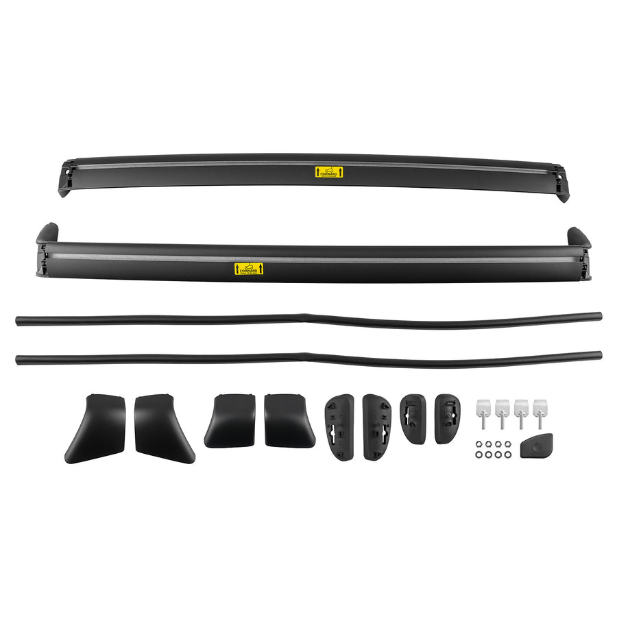 2PCS Roof Rack Cross Bars Crossbars compatible for Tesla Model 3 2017-2024 Aluminium Black
