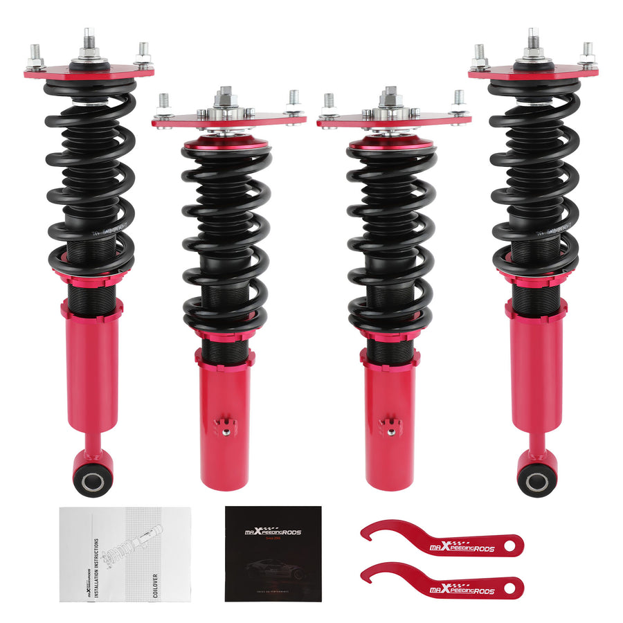Coilover shock absorber compatible for Mitsubishi 3000GT VR-4 AWD 1991-1999 compatible for Dodge Stealth AWD 1991-1996 lowering kit
