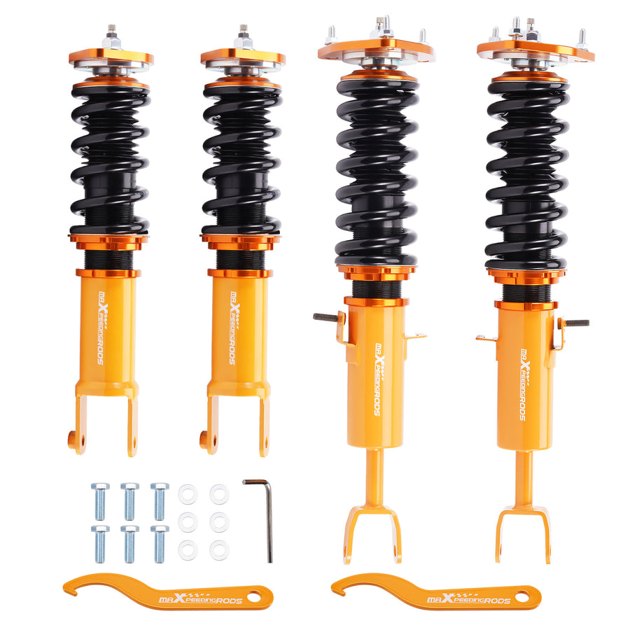 24 Ways Damper Adj. Coilovers Kit Struts compatible for Nissan 350Z 03-09 Shock Absorbers