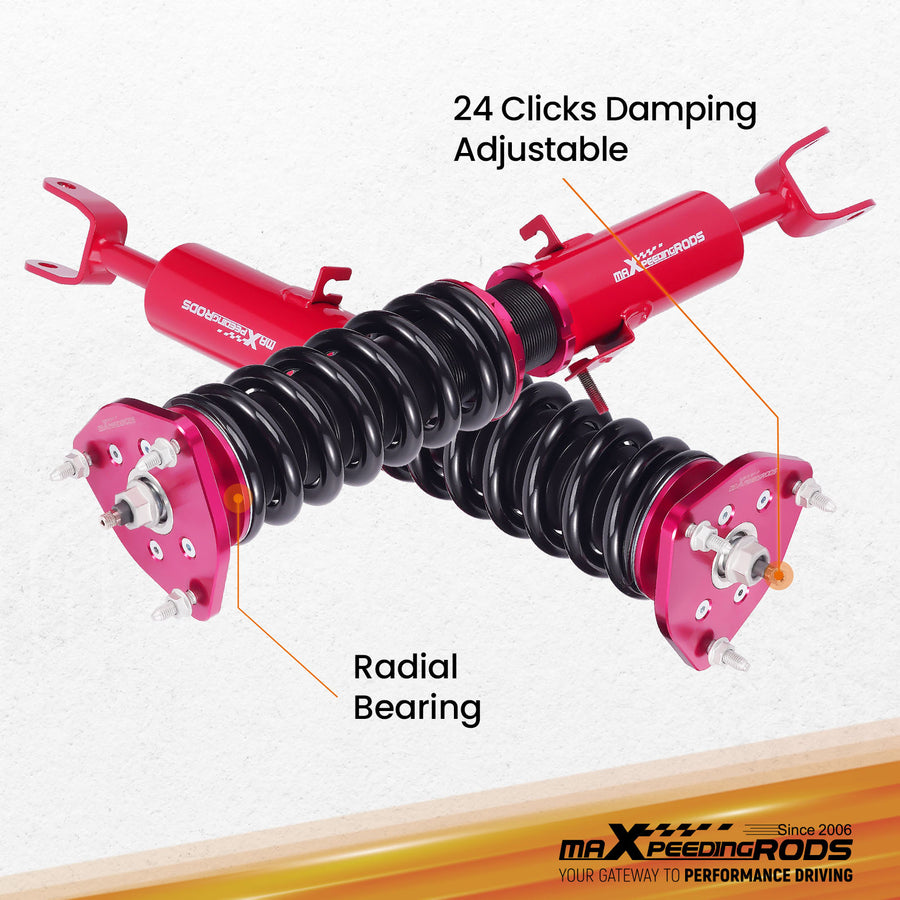 Coilovers Shocks Springs Kit compatible for Nissan 350Z Height Adjustable