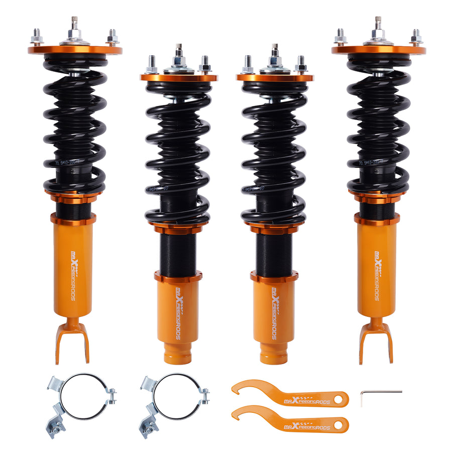 Coilovers 24 Way Damper Lowering Kit compatible for Honda Accord 1990-1997