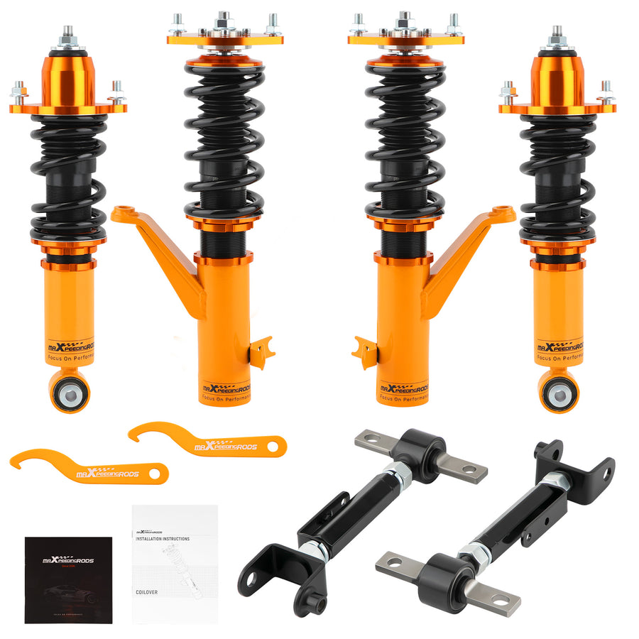 Adjustable Coilovers Suspension Rear Camber Arm compatible for Acura RSXType S DC5 02-06