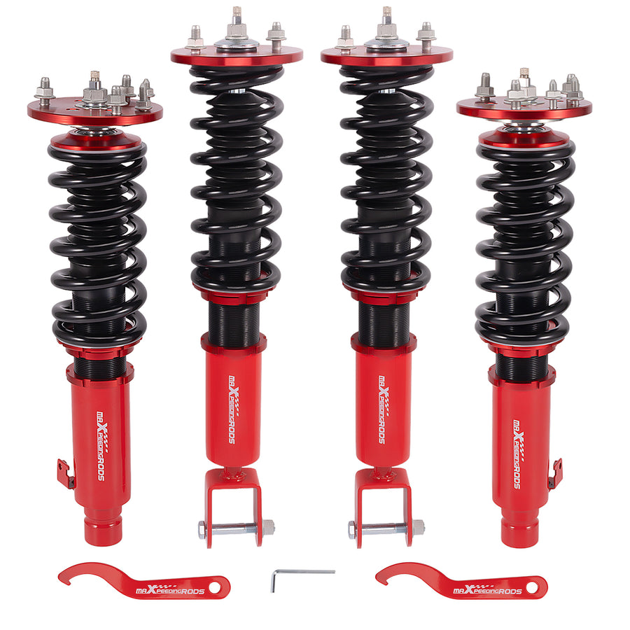 Coilovers 24 Way Damper Adjustable Lowering Coils compatible for Acura TL compatible for FWD/AWD 2009-2014