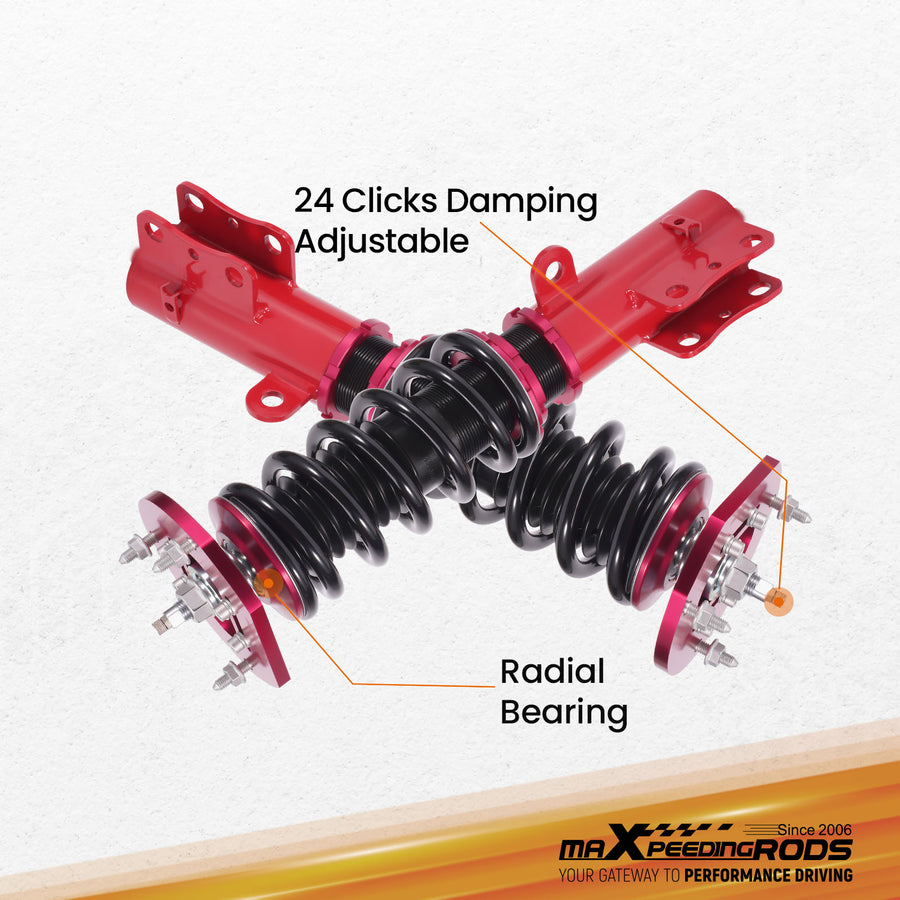 Damper Adjustable Coilover Strut Kit compatible for Chevrolet Cobalt 2005-10
