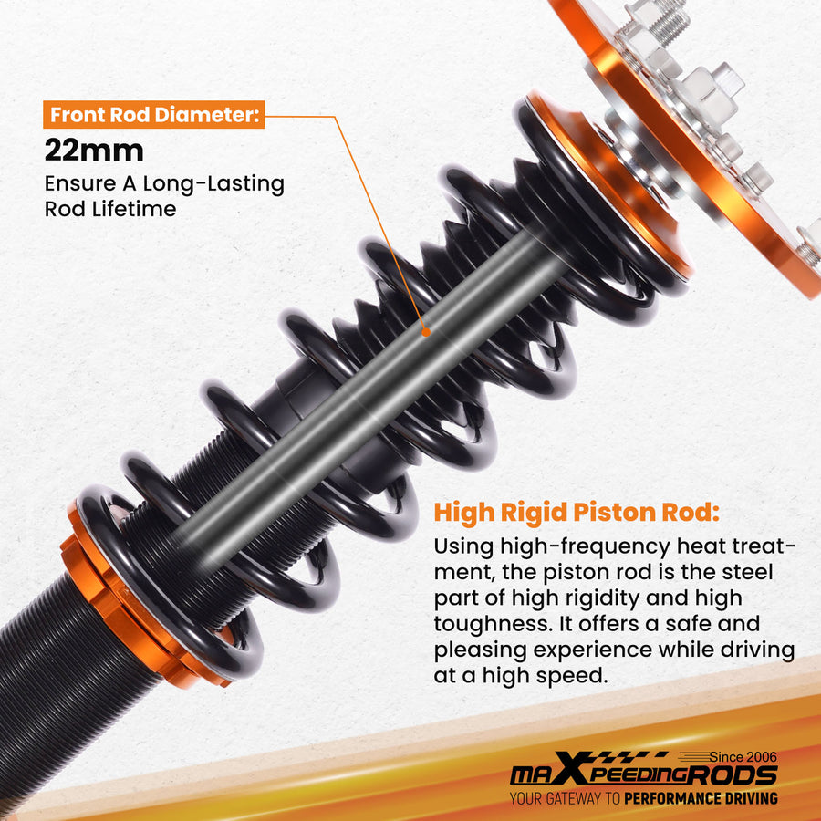 Compatible for Toyota Camry 2007 -2011 Adjustable Height Shock Absorbers New Coilovers Kits lowering kit