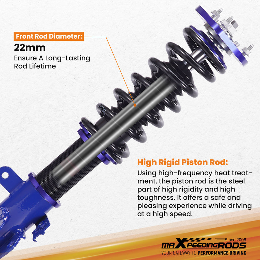Lowering Coilovers Shocks Springs compatible for Toyota CamryES300 92-01