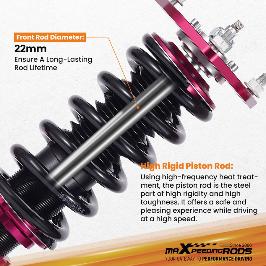 Coilover Suspension Kits compatible for Honda Civic (EM2) 2001-2005 Shock Strut Adj. Damper lowering kit