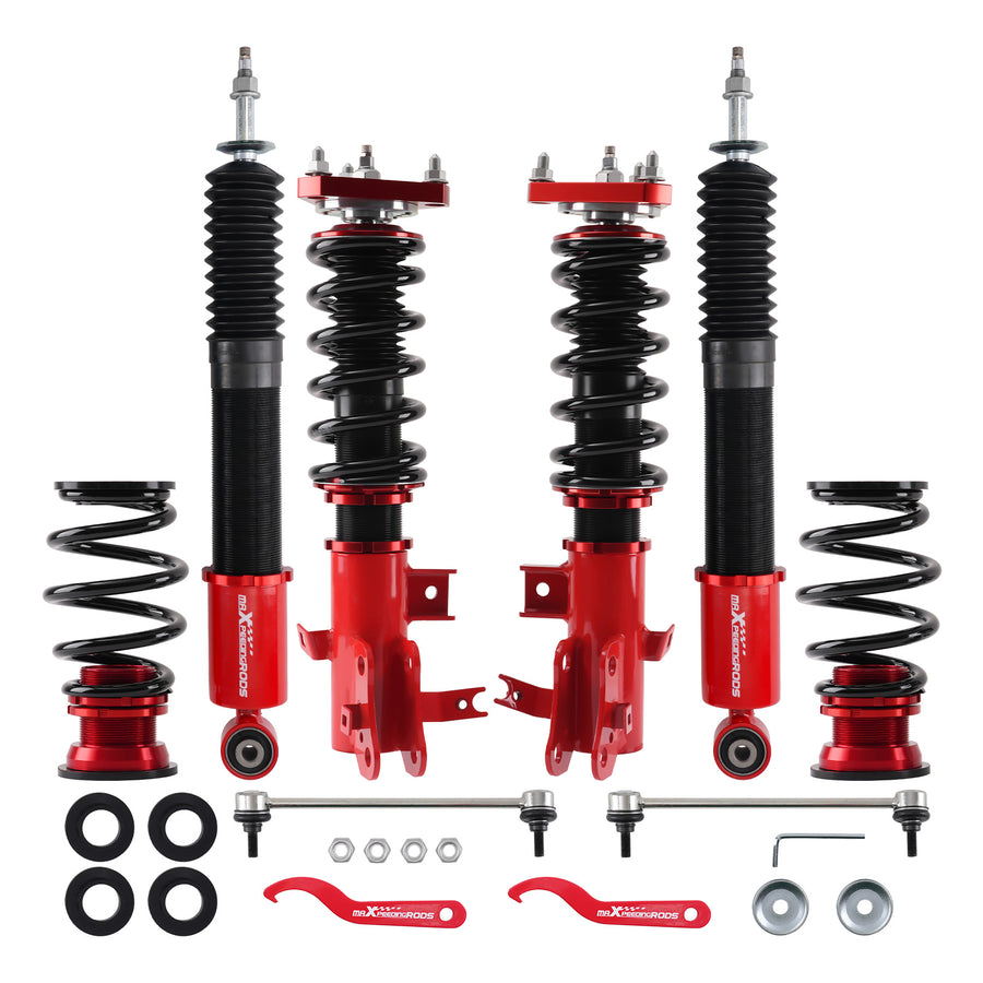 Coilovers 24 Level Adjustable Damper Lowering Kit compatible for Honda Civic 2012-2015