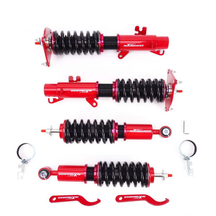 24 Level Adjustable Coilovers Suspension Kit compatible for Mini Cooper S R50 R52 R53 02-08