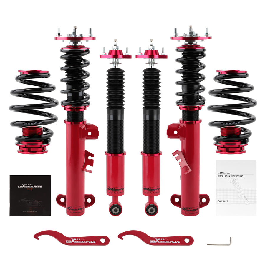 24-Way Damper Adjustable Coilovers Kit compatible for BMW E36 3 Series