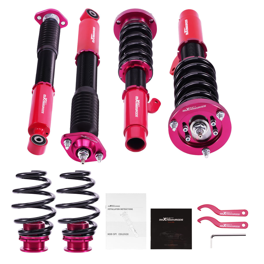 Adjustable Rear Camber Control Arms+Front Camber Plate Top Hat compatible for BMW E46 Z4 X3
