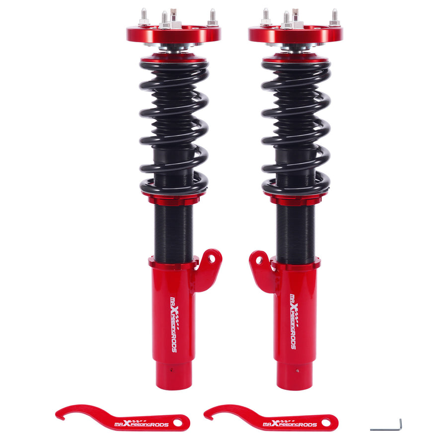Front Damping Adjustable Coilovers Lowering Kit compatible for BMW E46 325i 330i 98-06