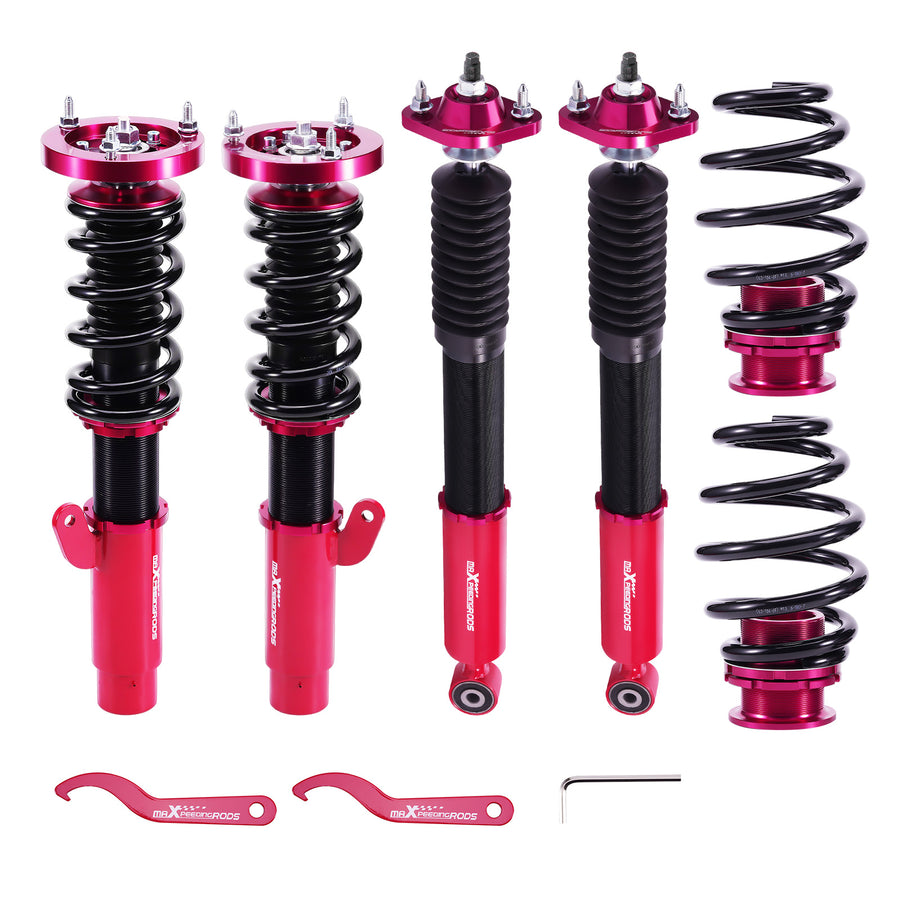 Adjustable Suspensions Lowering Coilovers Kit compatible for BMW E46 3-Series 1998-2005 RWD