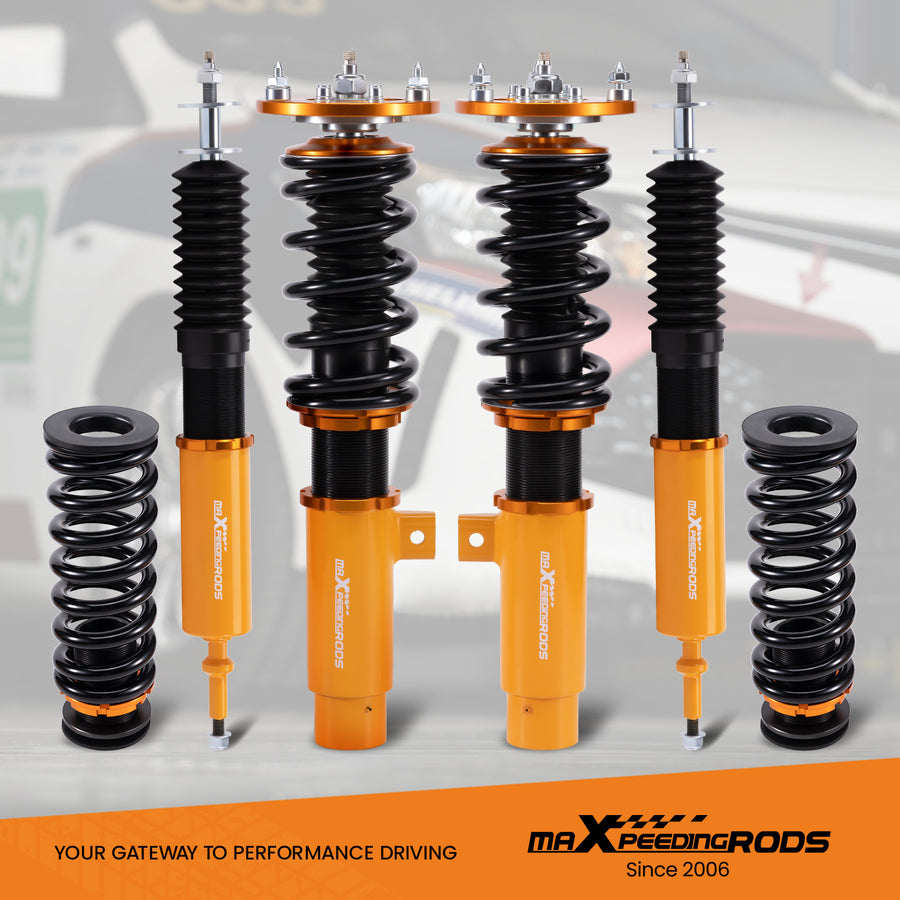 24 Way Damper Coilovers Lowering Suspension compatible for BMW 1-SERIES RWD (E82/E88) 08-13