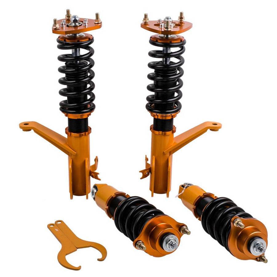 Assembly Coilover Kits compatible for Honda Element 2003-2011 Adj. Height Shock Absorbers lowering kit