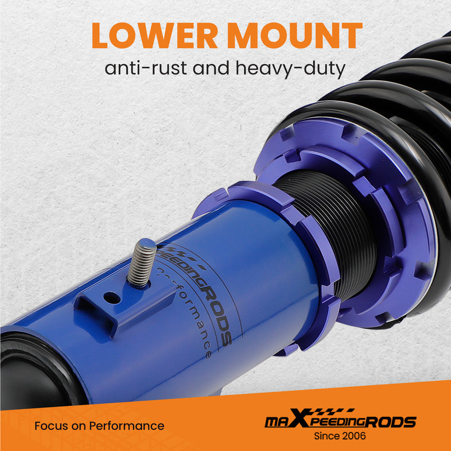 Compatible for Mitsubishi Lancer EVO 7 8 9 2001 - 2007 Shock Struts Full Assembly Set Coilover lowering kit