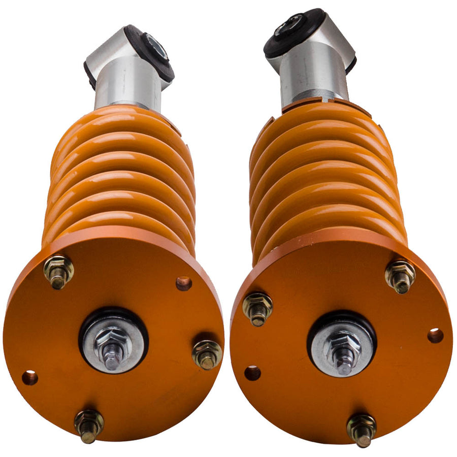 Compatible for FORD F-150 2WD 2004-2008 Preloaded Gold Shocks Front and Rear Shock Absorbers lowering kit