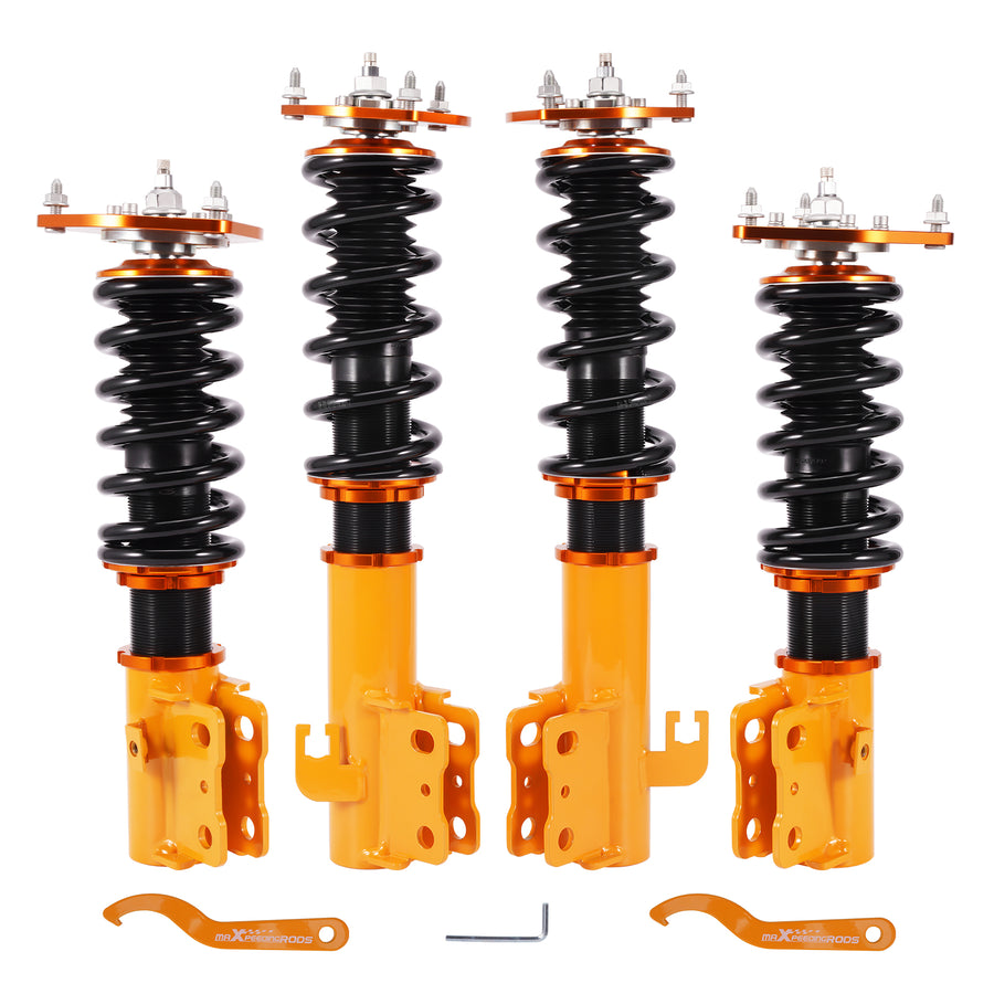 24 Click Damper Coilovers Kit compatible for Subaru Forester 1998-2002 Coil Springs & Strut