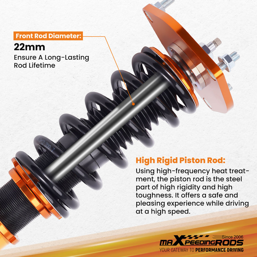 Coilovers 24 Way Damper Kit compatible for Mitsubishi Galant 1999-2003 lowering kit