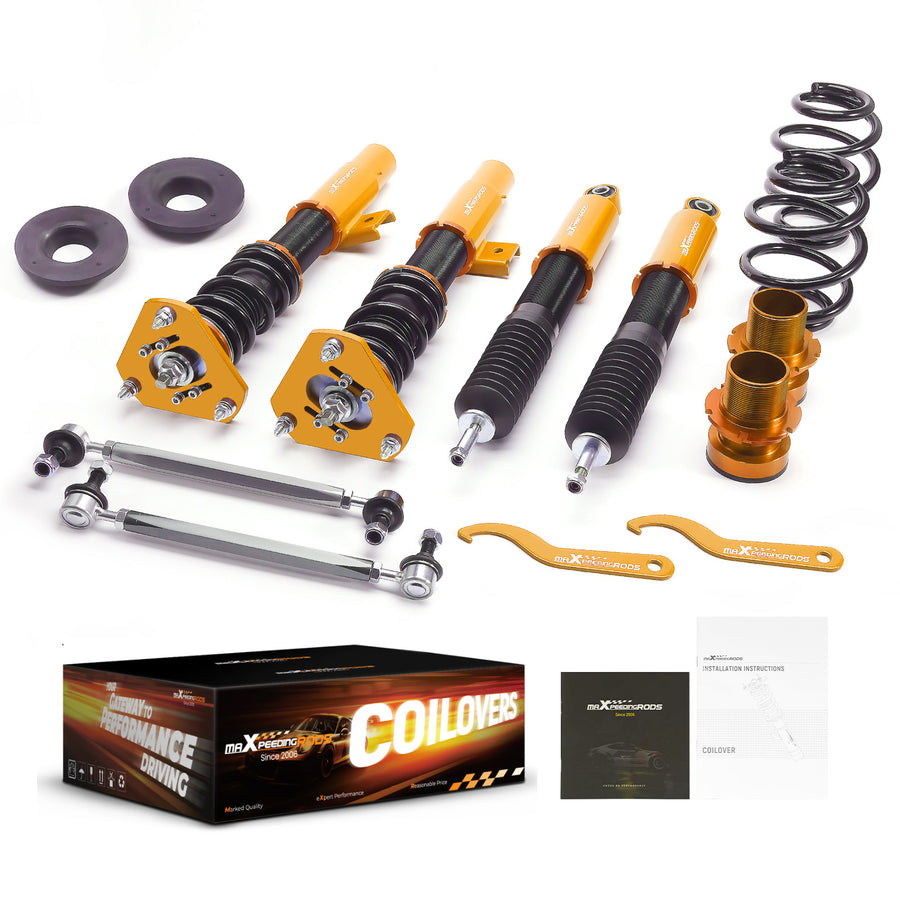 24 Way Coilover Suspension Kit compatible for Volkswagen Jetta MK5 MK6 06-17