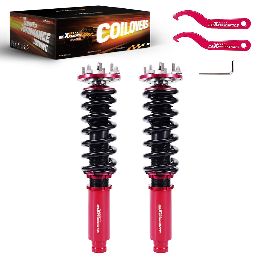 24 Way Damper Adjustable Front Coilover Kits compatible for Honda Accord 2003-2007