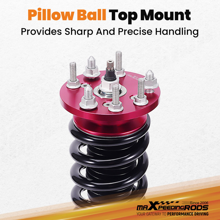 24 Way Damper Adjustable Front Coilover Kits compatible for Honda Accord 2003-2007