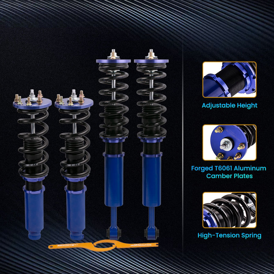 Shock Absorbers Coilover Suspension Kit compatible for Honda Accord 2003-2007 lowering kit