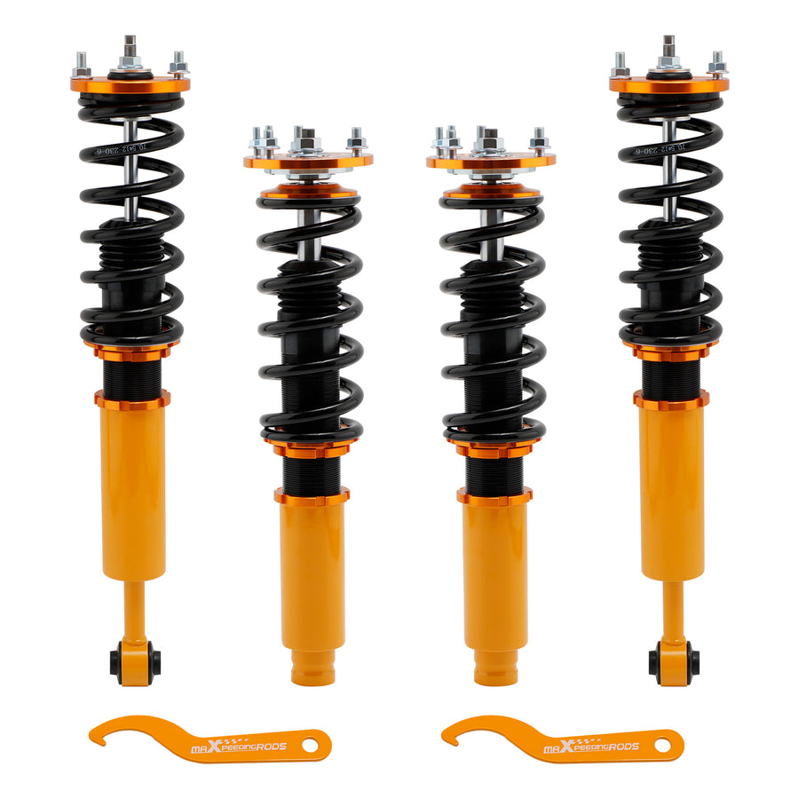 Height Adjutable Coilover Coil Suspension Spring compatible for Honda Accord 2003-2007 lowering kit