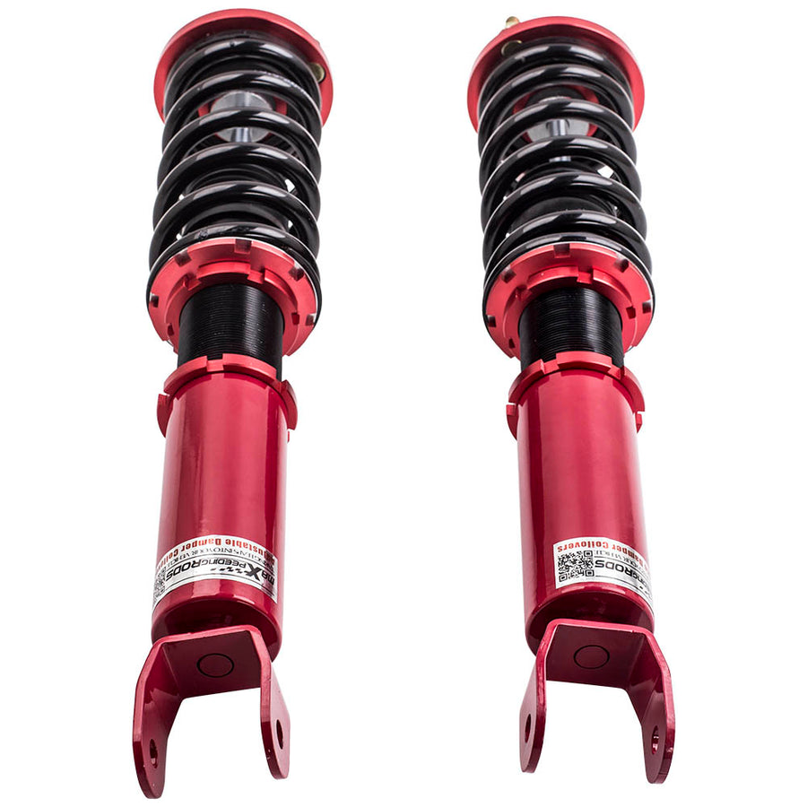 Racing CoiloverCompatible compatible for Honda Accord VIII LX,SE,LX-P coupe CS1(north American only) 2008-2012 Adj.Damper Red Shocks lowering kit