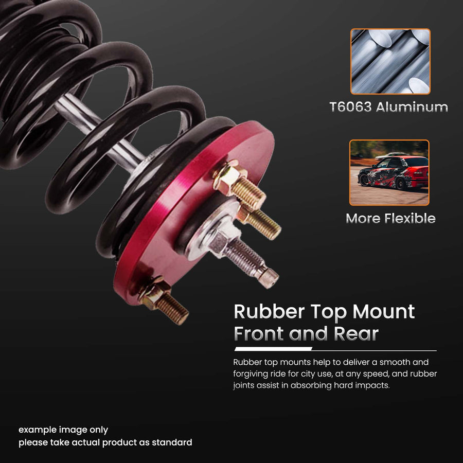 Racing Coilovers compatible for Honda Accord CL 97-99 compatible for Acura 97-99 CB CD 24 Ways Damper Shocks lowering kit