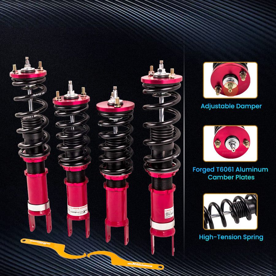 Coilover Suspension Kits compatible for Honda S2000 2000-2009 24 Ways Adj. Damper Shocks lowering kit