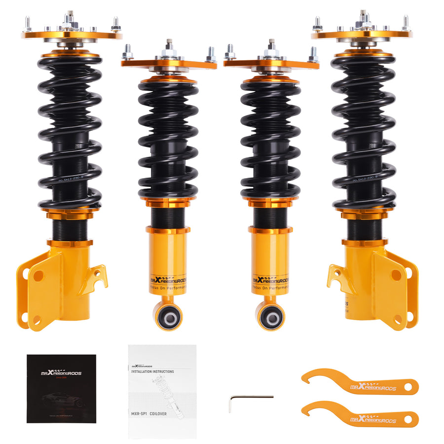 Coilover Struts Shock Suspension Kit Compatible for Impreza WRX sedan/hatchback 2008-2014 Adj. Damper lowering kit