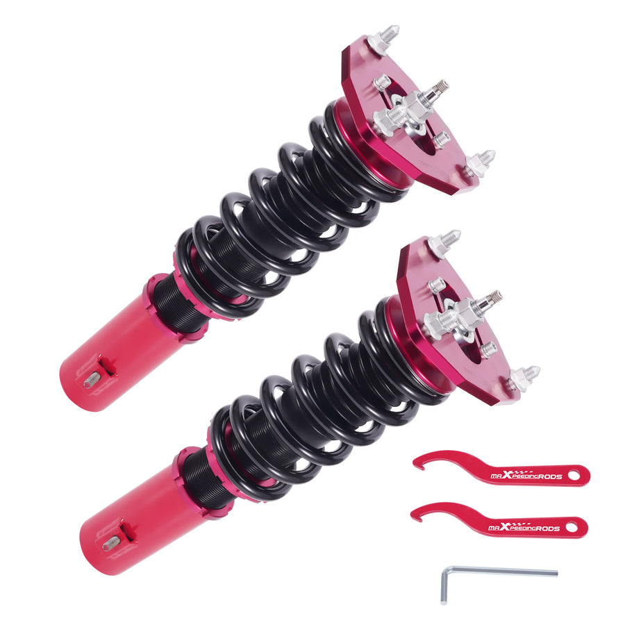 24 Level Damper Adjustable Coilovers 2x Front compatible for Mitsubishi Lancer 2002-2006