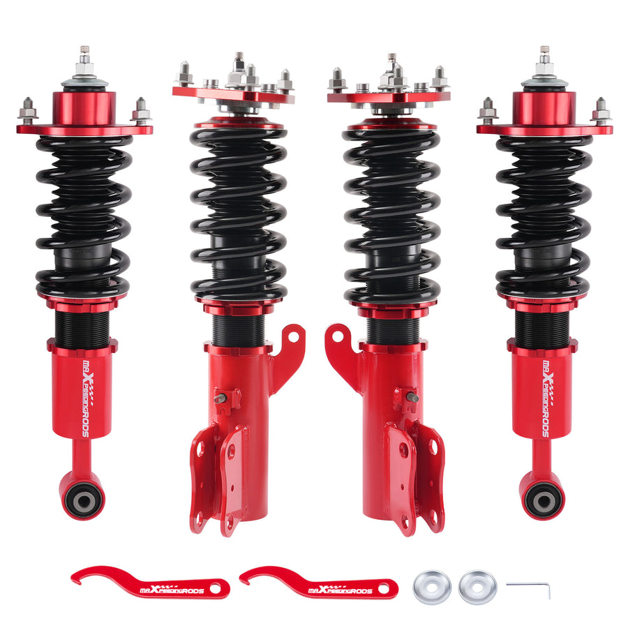 Front Coilovers Shocks Absorbers Kit compatible for Mitsubishi LancerRalliart 2008-2016