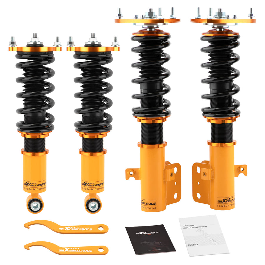 4x Coilovers compatible for Subaru Legacy 2005 2006 2007 2008 2009 BL BP Adj. Height Struts lowering kit