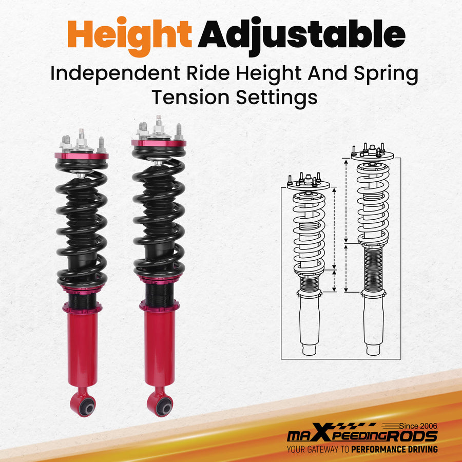 24 Level Damper Coilovers compatible for Lexus GS300 98-05 RWD Lowering Suspension Kit