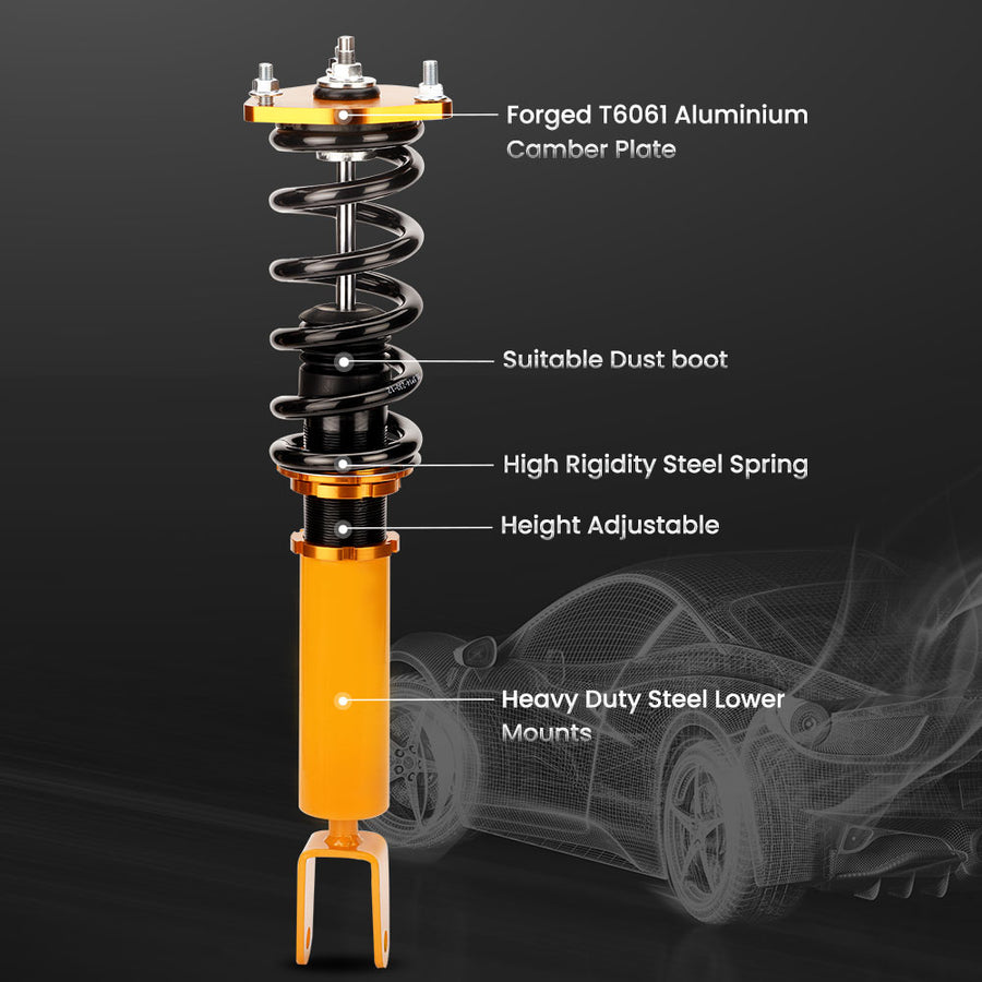 Coilover Lowering kit Compatible for Lexus LS460/460L 2007-2016 RWD Adj. Height Shock Absorber Kits