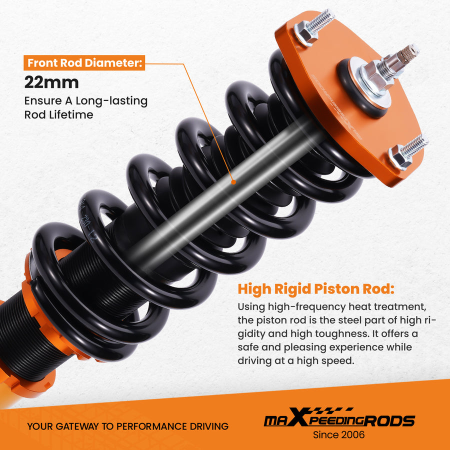 Coilovers Shock Absorber compatible for Lexus 2001-2005 IS300 Adj Height Suspension Kit New lowering kit