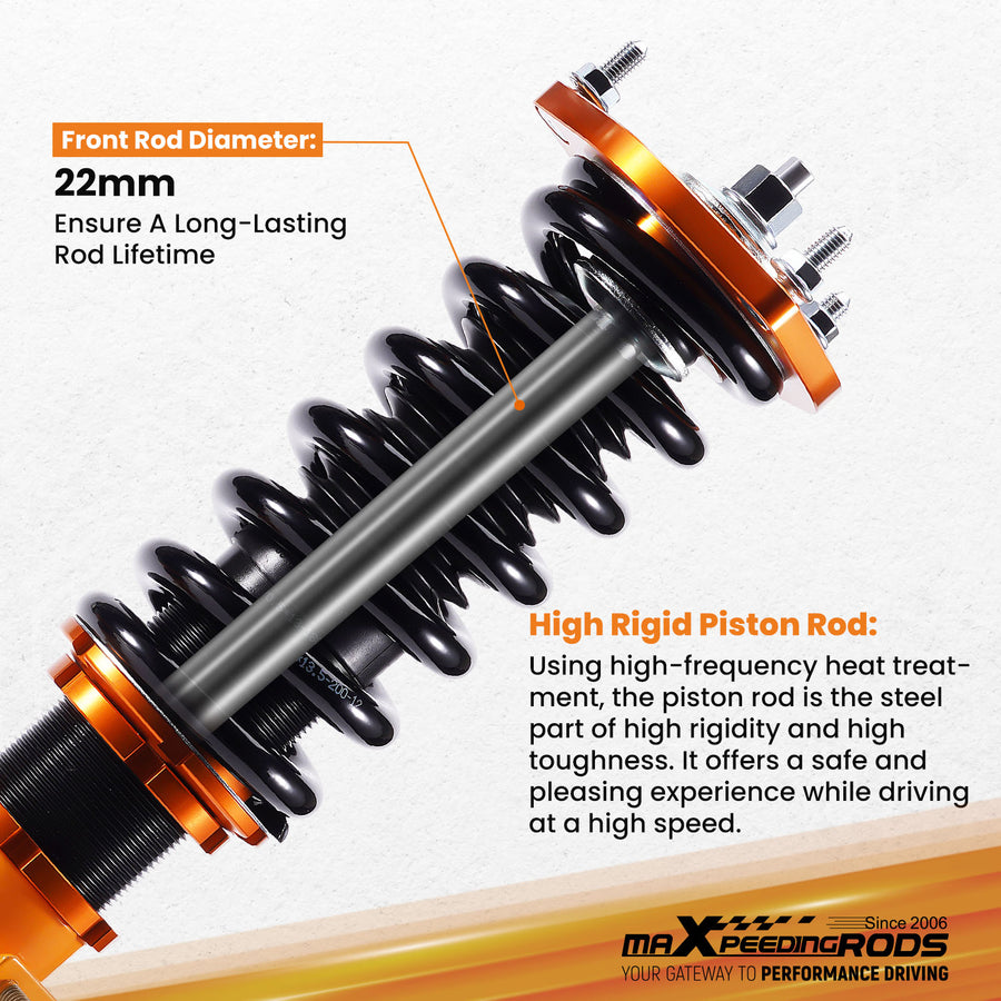 Adjustable Height Coilover Kits Compatible for Inifinit G35x 03-08 AWD for Inifinit M35x/M45x/G37x lowering kit