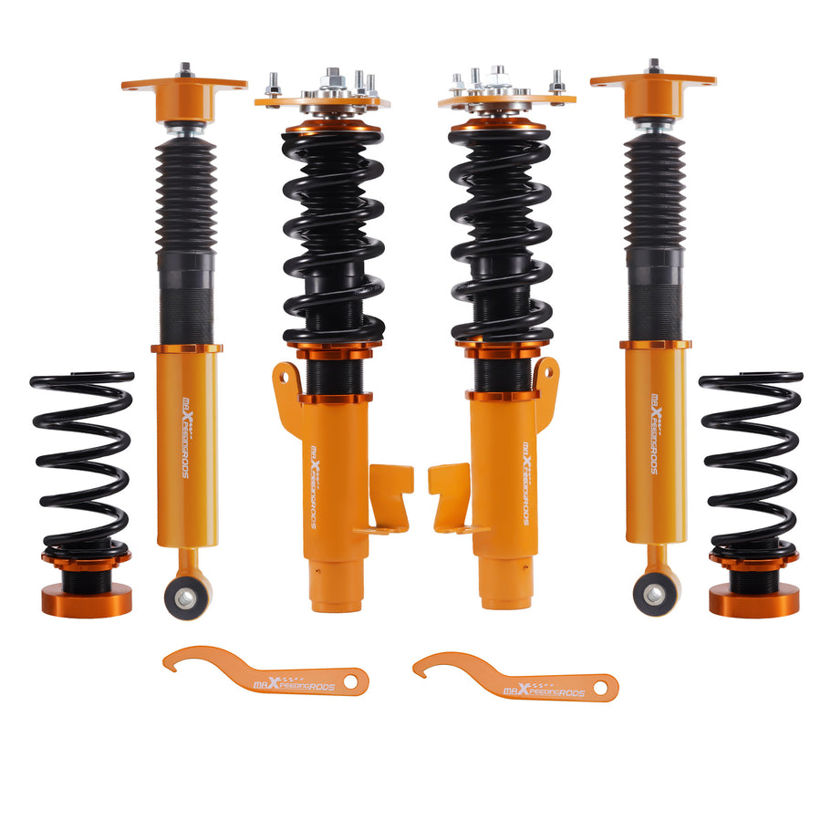 Coilover Suspension Kit compatible for Mazda 3 Hatchback 2004-09 Adj. Height Struts Shocks lowering kit