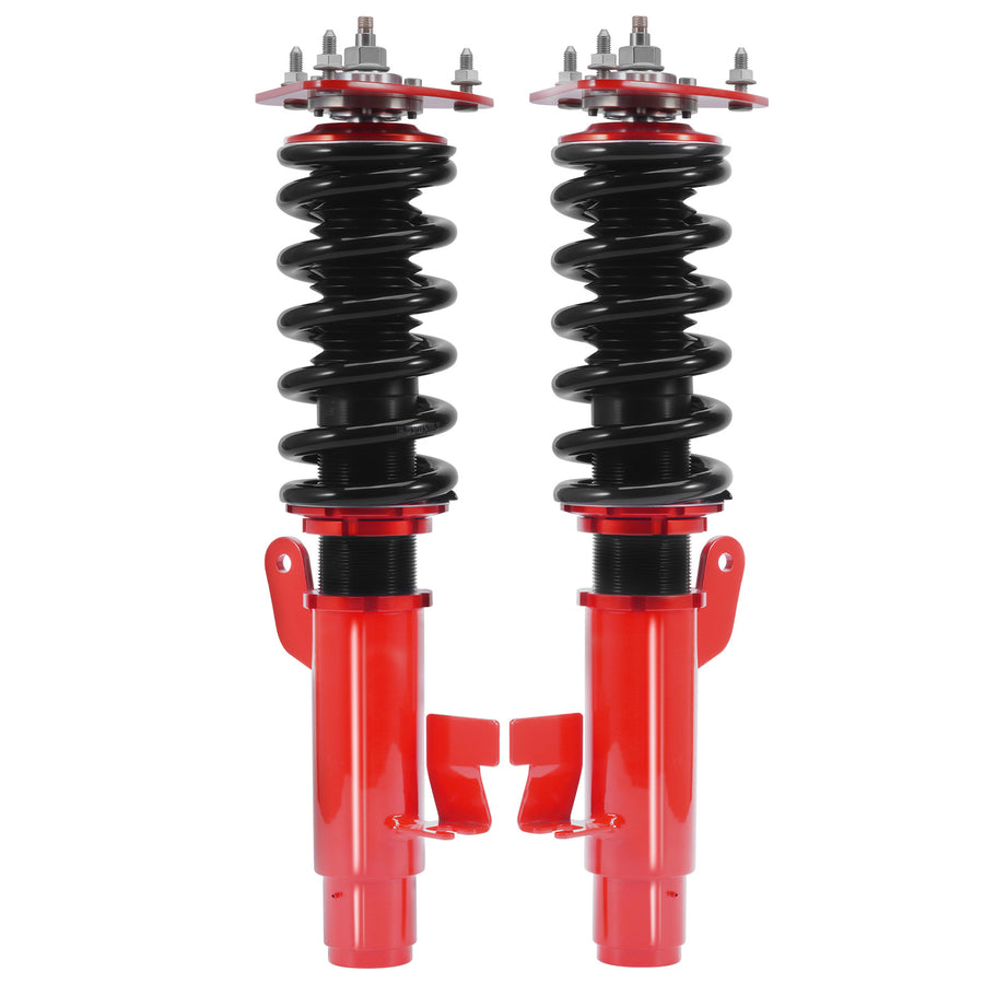 24 Level Damping Adjustable Front Coilover Suspension Kit compatible for Mazda 3 2004-2013
