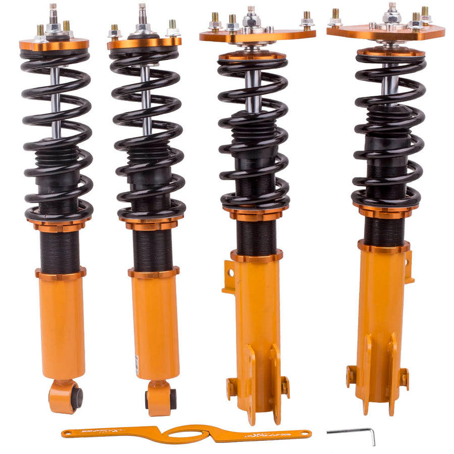 Complete Coilovers Kit compatible for Mitsubishi Galant 99-03 Adj. Damper Coil Spring Strut lowering kit