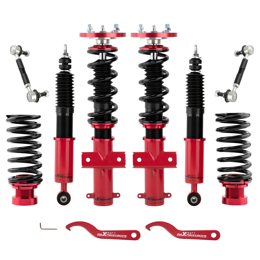 Compatible for Ford Mustang Convertible Sedan 05-14 Coilovers Shock Kits 24 Ways Adj Damper lowering kit