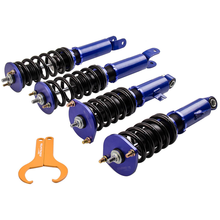 Compatible for Nissan 300ZX z32 coilovers Adjustable Height Shock Absorbers Coilovers Kits 1990 - 1996 lowering kit
