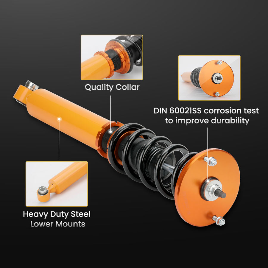 Compatible for Nissan Skyline GTST R33 Adjustable Height Coil Strut Coilover Spring Strutlowering kit