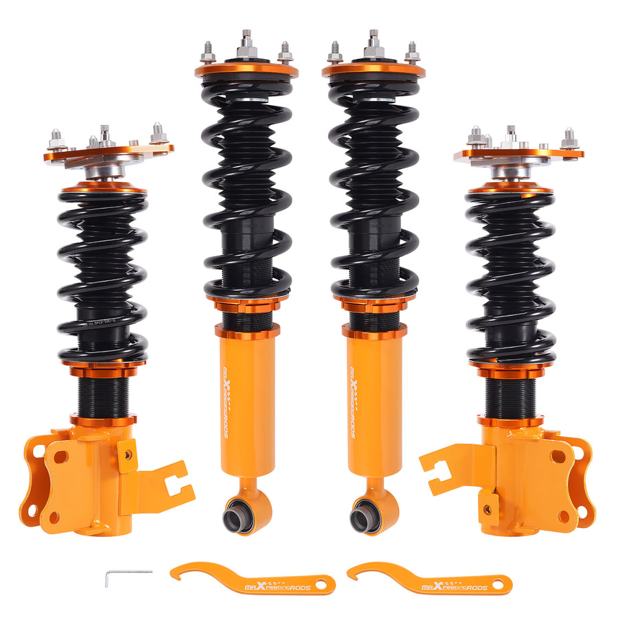 24-ways Damper Adjustable Coilover Suspensions compatible for Nissan s13 coilovers 240SX 180SX 88-94 lowering kit